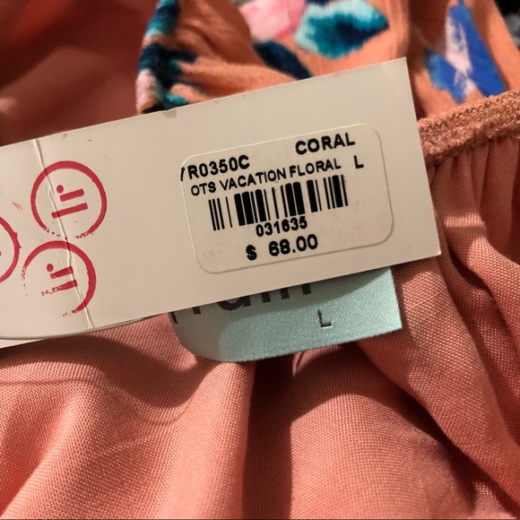 NWT LILY RAIN Off the Shoulder Romper 🧡💕 - Picture 3 of 3